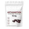 Private Label Healthcare Supplement 100% EPA/DHA Astaxanthin Oil Softgels 12mg Astaxanthin Soft Capsule