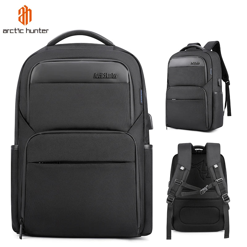 Arctic Hunter New Nylon Unisex Smart Fashion Anti-Theft Office Laptop Backpack Waterproof School Bag with USB Custom Logo