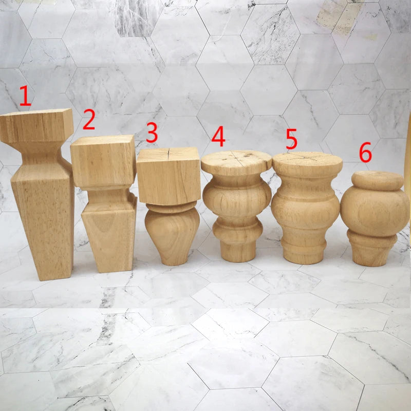Modern Solid Wood Furniture Legs for Sofa Coffee Table Bed TV Cabinet-Living Room & Bedroom Use-VT-03.186