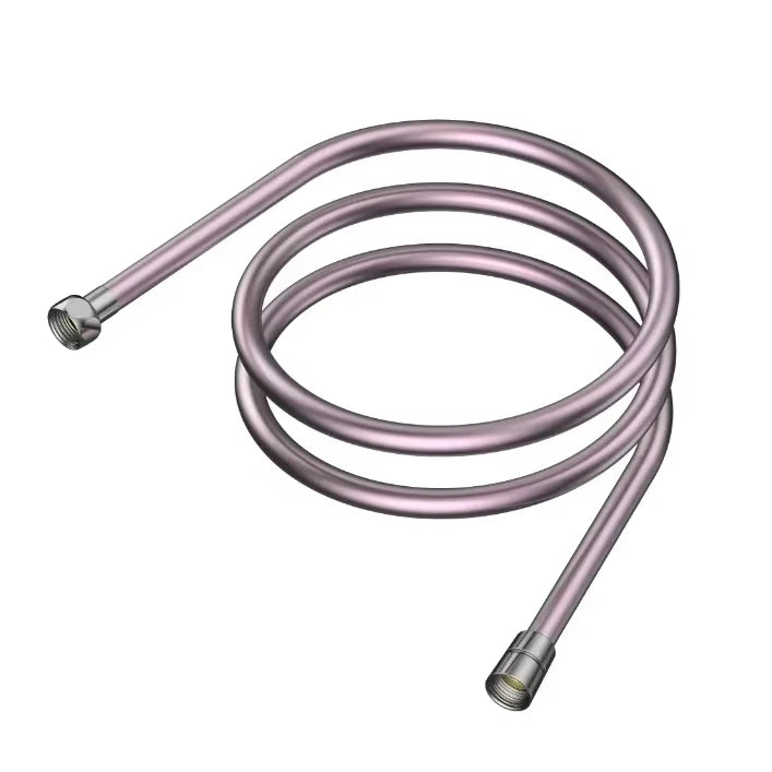 Bright Pink PVC Shower Hose Thickened 1.5m Shower Hose Explosion-proof and Winding Five-layer Bathroom Shower Hose
