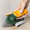 Wholesale Multifunction Scrub Brushes with Squeegee Kitchen Bristles Hand Scrubbing Bathroom Cleaning Brushes