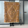 Wholesale Polyester Cotton Woven Retro Tapestry Jacquard Throwing Beach Blanket