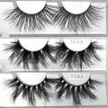 50AA 100% Real Fluffy 25mm 3D Mink Lashes Wholesale Bulk Natural Full Strip Eyelashes 30mm False Eyelashes From Vendor Lashes3D