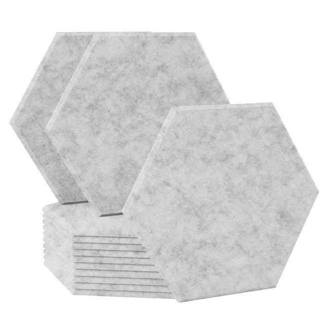 Modern Home Decoration Self Adhesive Hexagon Acoustic Panels for Gym Use Eco-Friendly Soundproof with Printing