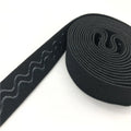 Custom White Black Colorful Anti slip Silicone Gripper Bra Elastic Tape Elastic With Silicone for Underwear and Clothing