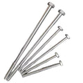 Custom Wholesale Hardware Tools Fasteners Titanium Stainless Steel Surface Treatment Coated Hexagonal Screws Self-tapping Screws