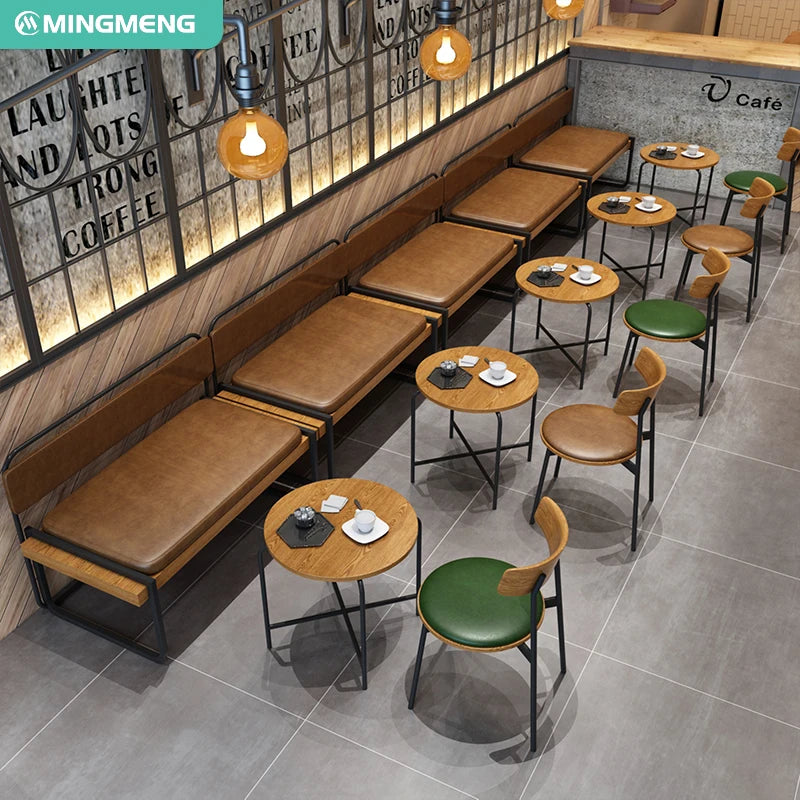 Restaurant Leather Booth Seating Chairs Modern Restaurant Cafe Furniture Chair Sofa Set Furniture Restaurant Lounge Furniture