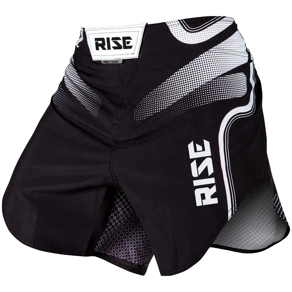 High Slit Curved Cutting Jiu Jitsu BJJ Men's MMA Fight Shorts