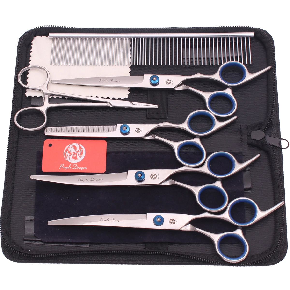 Dog Grooming Scissors for Stainless Sharp 6" 7" Straight Curved Professional Thinning Shears Pet Beauty Shears Z3001