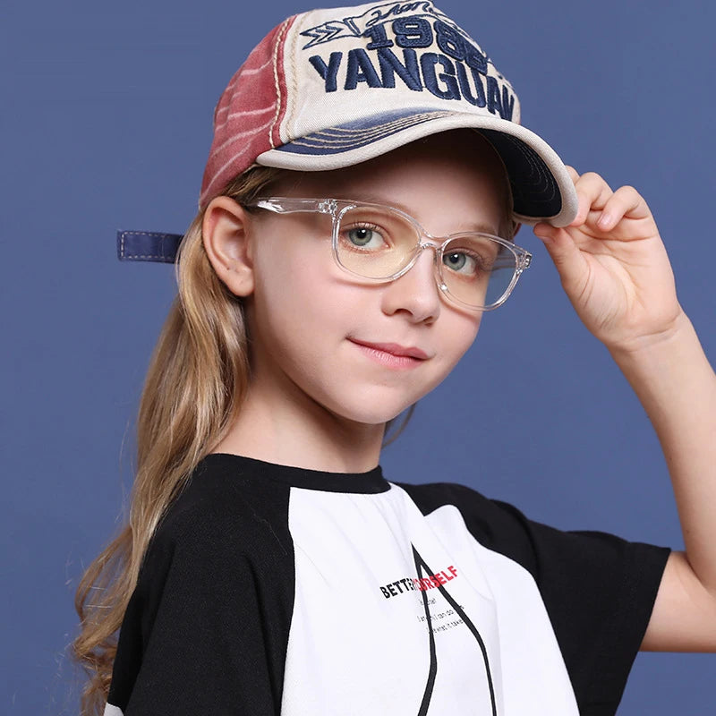 TR90 Kids Blue Light Filter Gaming Computer Glasses clear Anti Blue Light Blocking Glasses
