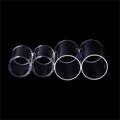 JR Glass Customized heat resistant clear borosilicate glass tube