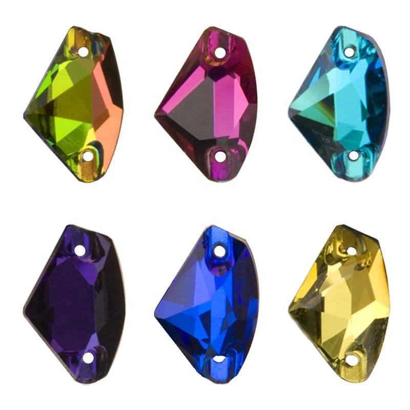 YANRUO 3256 Galactic  Sewn on Stones Rhinestones Sew on Crystals Craft Rhinestones Glass Clothing Accessories
