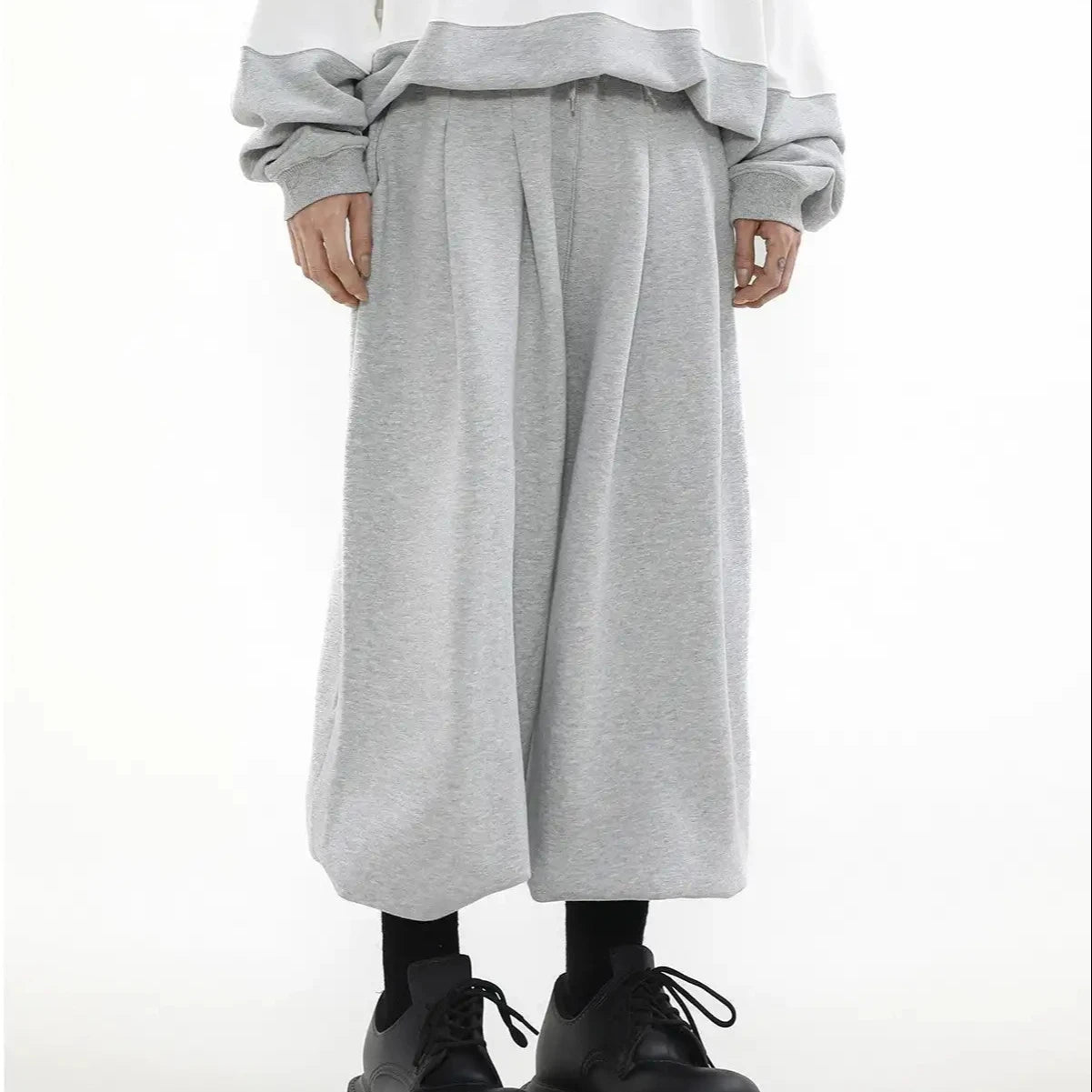 Comfortable Oversized Sweatpants Casual Cotton Blend Wide Leg Pants for Daily Wear