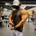 Men's Sportstyle T-shirt Sleeveless Bodybuilding Fitness Muscle Tee Workout Shirts Gym Tank Tops