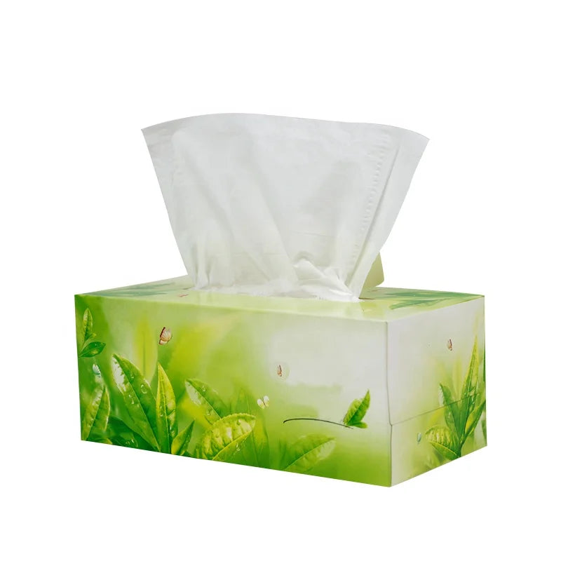 Hot sale ultra soft wood virgin pulp 2ply 3ply sanitary box facial tissue paper