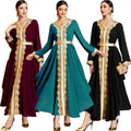 Radaman Fashion Luxury Evening Dresses Muslim 3 Color Kaftan Long Maxi Dress Ball Gown Evening Dress