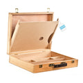 SINOART in Stock Artist Painting Box Store the Paints Brushes and Palette Artist Wooden Storage Box