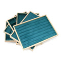 Functional Green Velvet Insert Ring Necklace Bracelet All Match Holder Tray Fashion Jewelry Display Tray