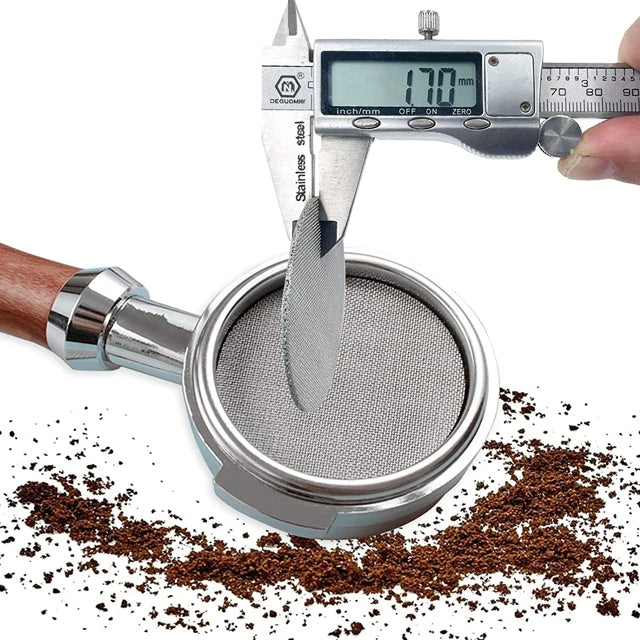 WELAND 51mm 53mm 57.5mm 58.5mm Stainless Steel Sintered Mesh Disc Coffee Filter Disk Espresso Puck Screen