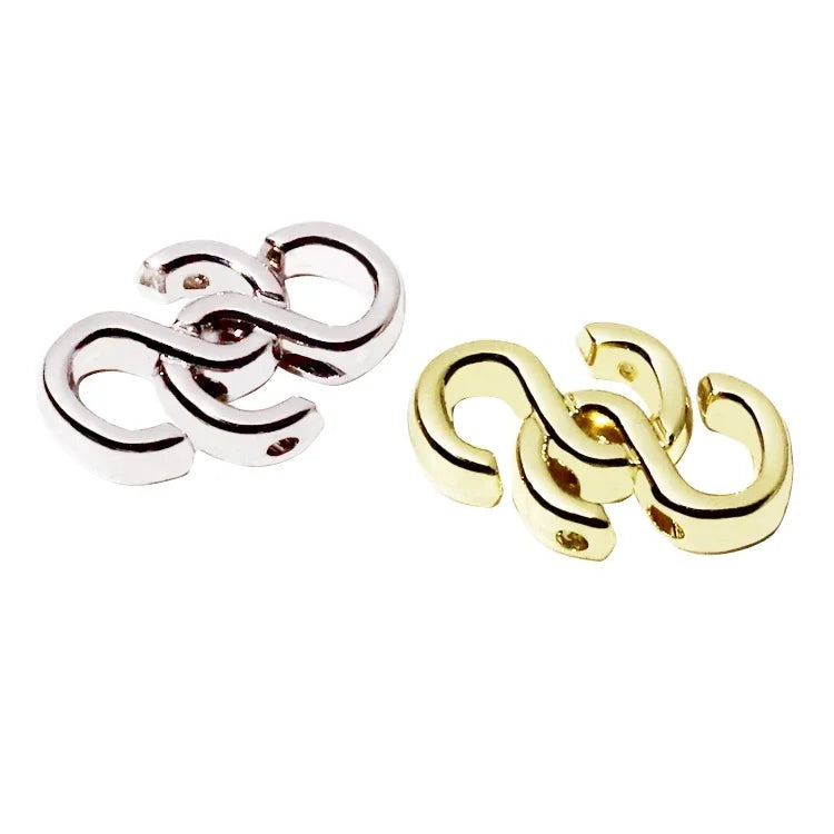 Environmental Custom Bracelet Letter Logo Bead Silver Color Jewelry Accessory Loose Pendant Design Alloy Metal Space Beads