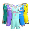 Wholesale Custom Basketball Jersey Women Basketball Uniform Set Custom Design New Style Breathable Basketball T-shirt
