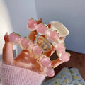 Artiglio Dei Capelli  Sweet Peach Hair Claw Summer Acrylic Hair Clips Hairpin Crab Ponytail Clip Pink Bear Shark Clip
