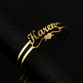 Customized Letter Name Bracelet Bangle Women Men Gold Stainless Steel Heart Personalized Nameplate Bangles Custom Jewelry Gift