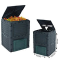 Hot Selling 300L Rectangular Collapsible Greenhouse Eco-friendly Plastic Food Composting Bin Garden