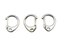 Cheap Metal D Shaped C Shaped Buckle Key Chain Spring Snap Hooks Clasp Hook