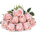 Artificial Long Stem Roses Silk Flowers Wedding Event Home Commercial Decor Single Stem Artificial Flower Arrangements