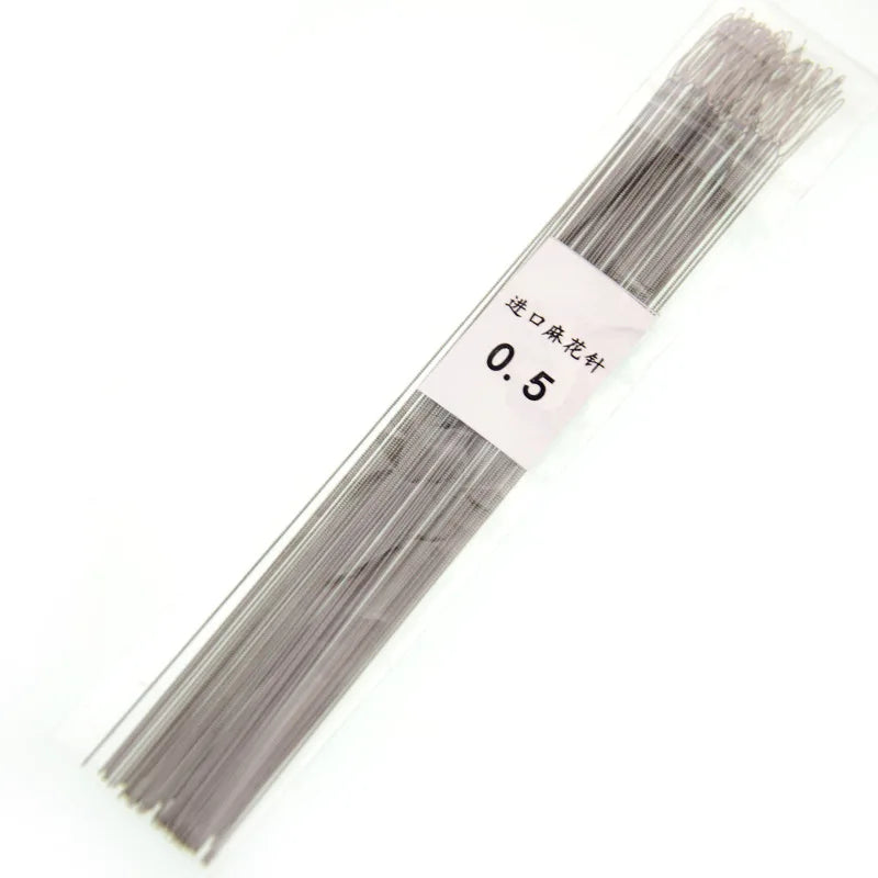 10Pcs/Lot Stainless Steel Big Eye Beading Needles for Beads and Pearls DIY Jewellery Making Tools