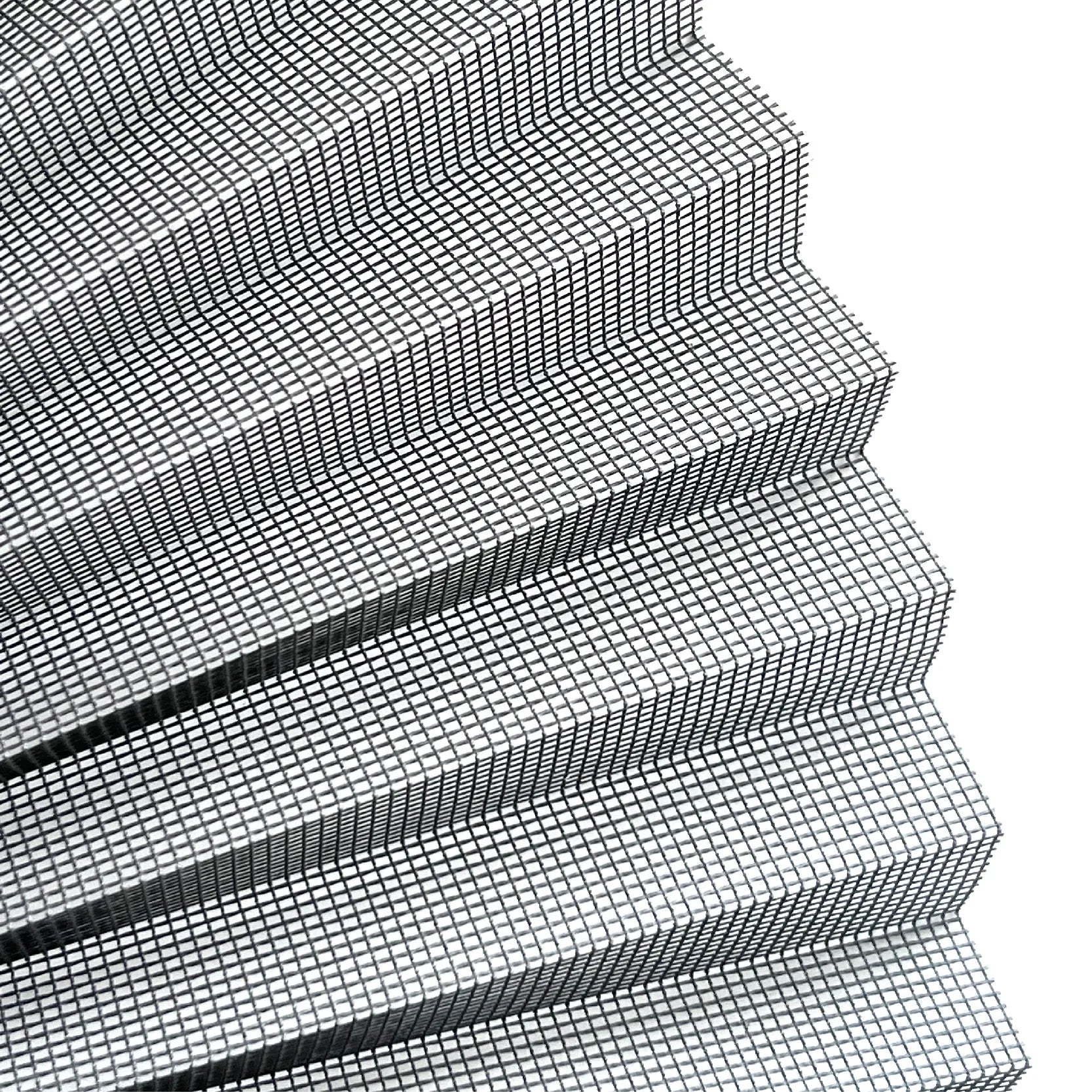 Modern Design Plisse Window Polyester Pleated Insect Screen Mesh Mosquito Net 10-Year Life 5+ Year Warranty Windows Doors