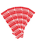 2x3 inches Fragile Shipping Stickers 300 pcs Sheets Colored Caution Warning Handling Labels Thank You for Moving The Stickers