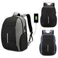 Custom Designer Men Business  Backpack Outdoor Laptop Travel Bag with USB Charging Anti-theft School Bag with Lock
