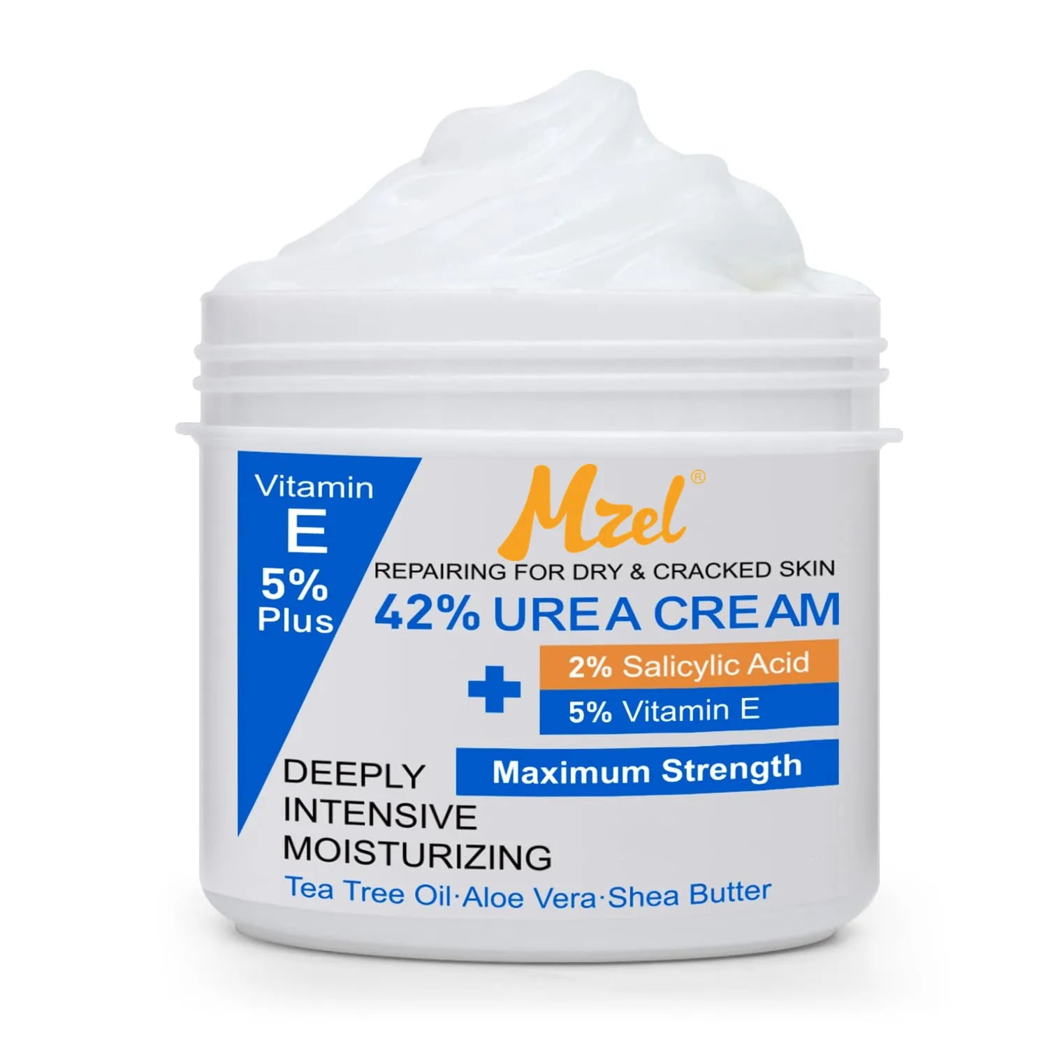 42% Urea Cream for Dry & Cracked Skin - Foot & Hand Cream Moisturizer & Skin Repair Cream for Feet Maximum Strength