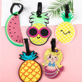 Custom Cute Dog 3D Soft Rubber PVC Luggage ID Tag Travel Tag for Promotion Gift
