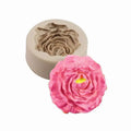 HY 3D Big Peony Flower Silicone Soap Candle Molds