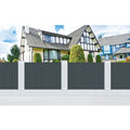 Aluminum Outdoor Garden Fences Panel  6X8 Solid  Decorative Metal Fence Panels