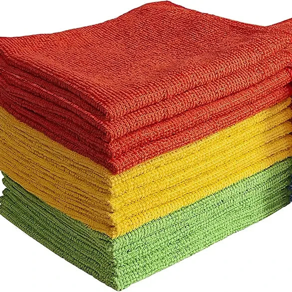 Deluxe Dual Layer Polyester Car Wash Towel Absorbent Plush Microfiber for Car Cleaning and Drying Seat Towel