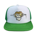 Custom 5-Panel Curved Brim Heat Transfer Foam Trucker Hat Printed Logo for Outdoor & Travel Formal Style
