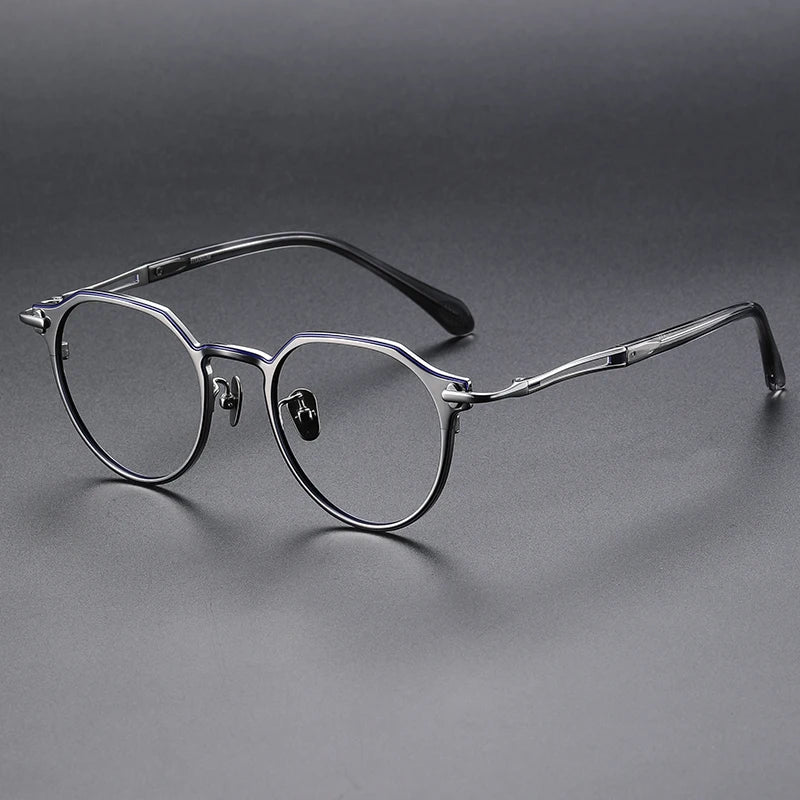RELIEF Ready to Ship Progressive Eyeglasses Glasses Eyeglasses Frames Men High Quality Titanium Acetate Frames