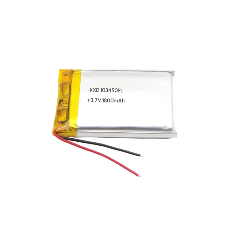 UN38.3 MSDS 1.8Ah Cell Rechargeable Li Ion Li-polymer 103450 1800mAh 3.7v Lipo Battery Lithium Ion Battery