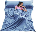 Woqi Cotton Sleeping Bag Liner Big Size Sleep Sheet Lightweight Travel and Camping Sheet for Hotel