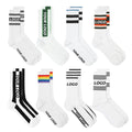 Socks New Design Plain Solid Color White Socks Fashion Cotton Crew Men Socks From Zhuji