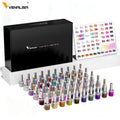 VENALISA New Year Christmas Gift 10ml TPO Free Hema Free Glitter Cat Eye Nail Gel Polish Enamel 60 Color Set With Color Display