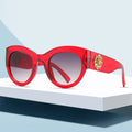 Oval Sun Glasses Women 2023 Retro Fashion Shades Custom Logo Luxury Sunglasses Women