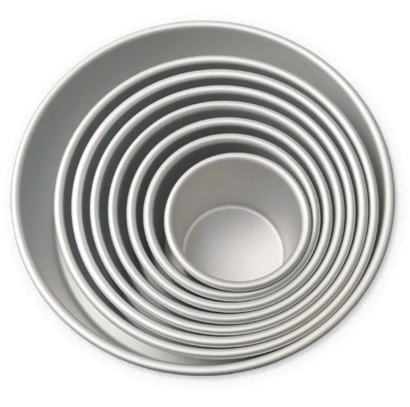 Fixed Anodized Aluminum Cake Pan