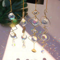Hot Sale Popular Crystal Sun Catcher for Windows Glass Rainbow Maker Window Car Hanging Amethyst Gemstone Prism Boho Decor