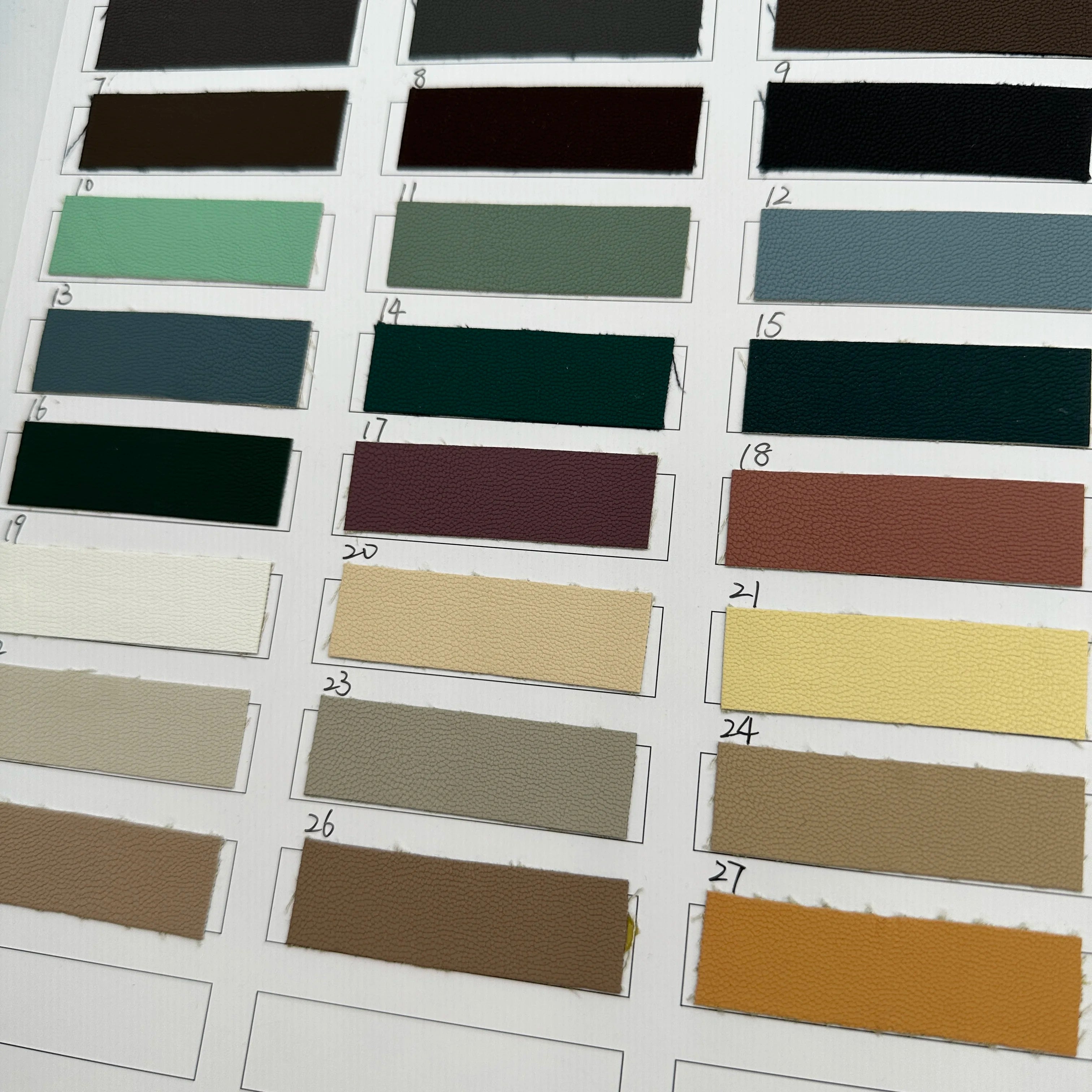 PFAS FREE 100% PU Rayon Backing Faux Fabric New Pattern Ready Goods for Garments Synthetic Leather Clothing