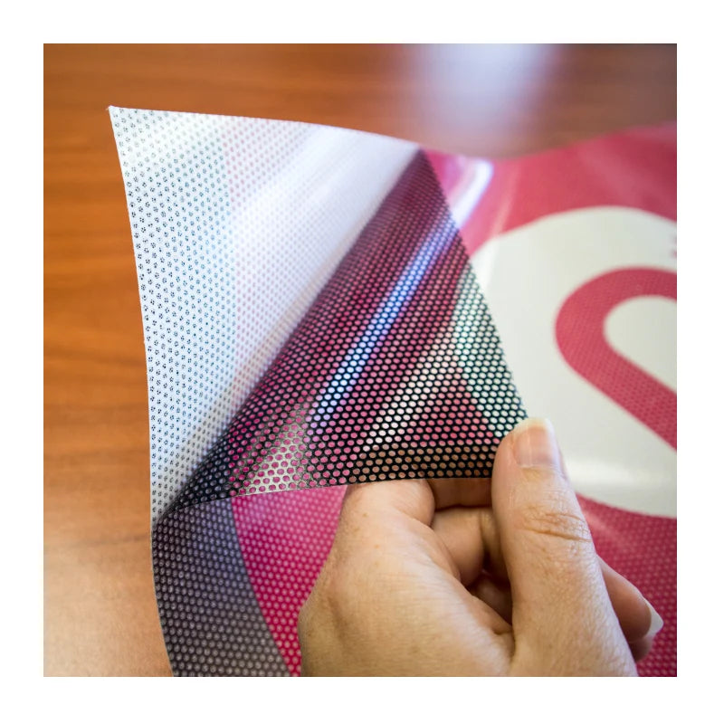 Perforated Window Adhesive Vinyl Sticker Window Decal Storefront Vinyl Sticker Opaque Static Window Clings